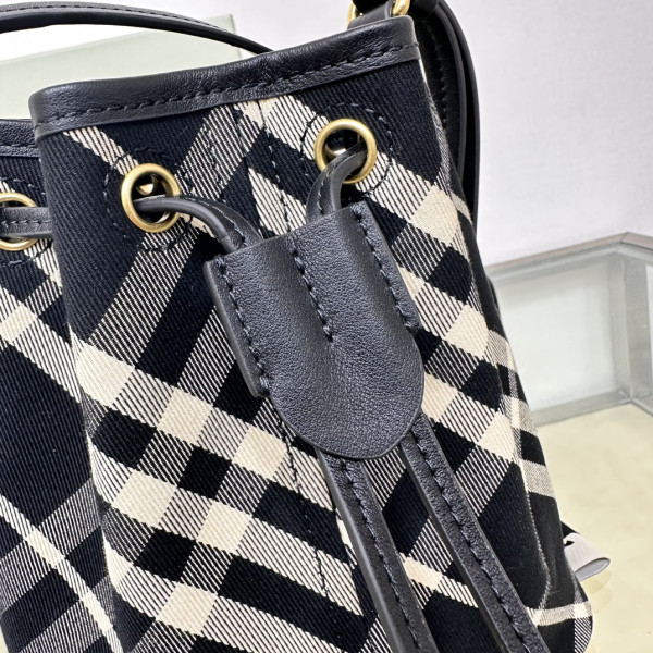 HOT SALE Burberry Mini Check Drawstring Pouch​