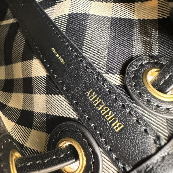 HOT SALE Burberry Mini Check Drawstring Pouch​