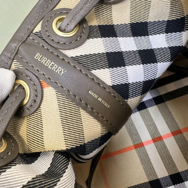 HOT SALE Burberry Mini Check Drawstring Pouch​