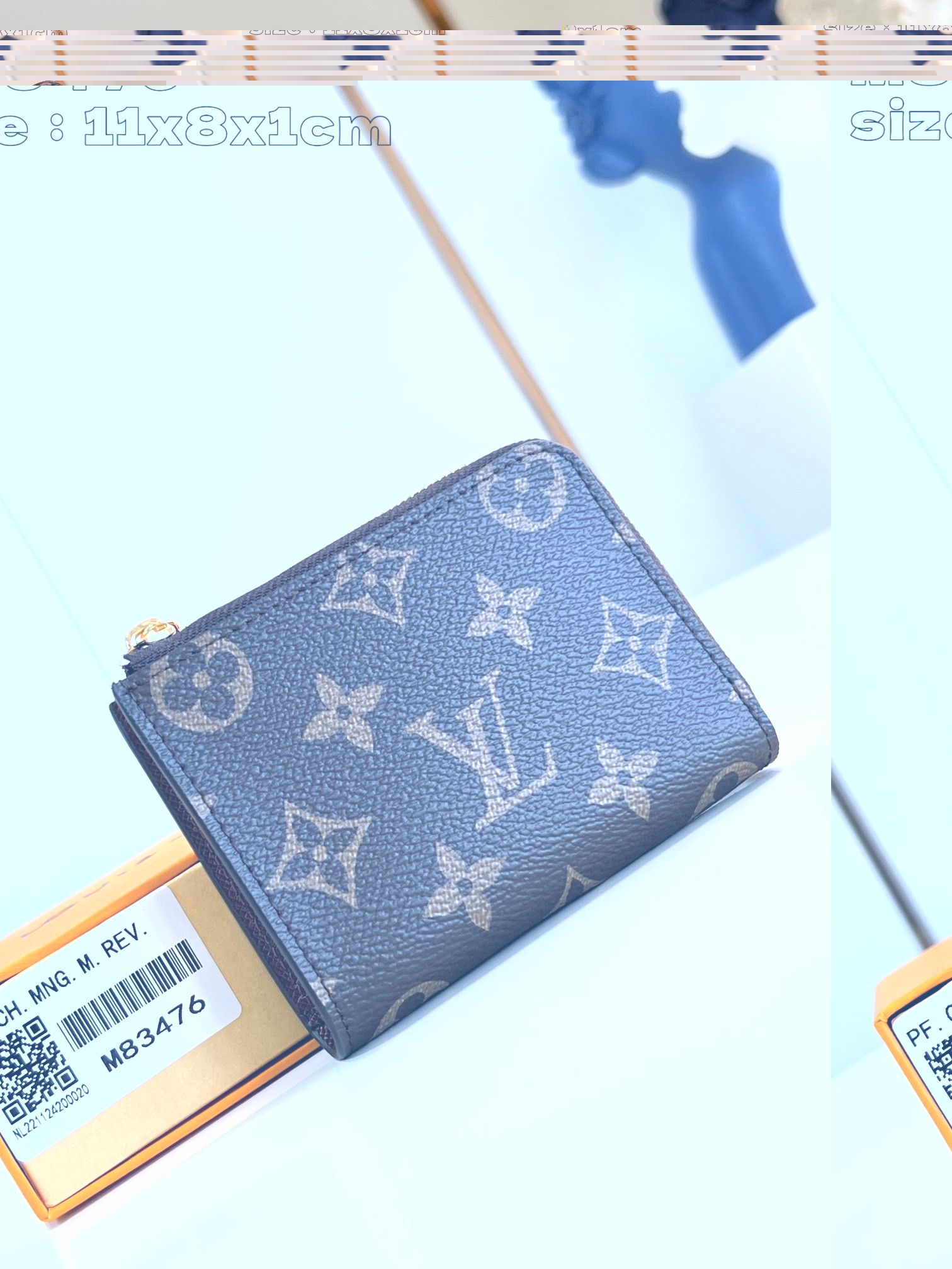 HOT SALE Louis Vuitton Noa Compact Wallet-11*8.5*1.5CM