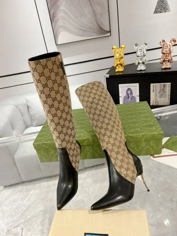 GUCCI GG HIGH BOOTS