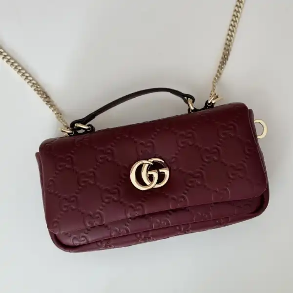 Affordable GUCCI GG Milano mini top handle bag-21*12.5*4.5CM