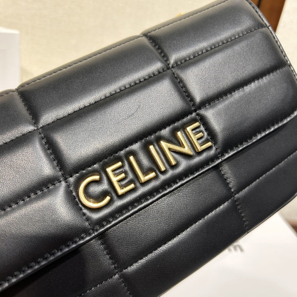 HOT SALE CHAIN SHOULDER BAG MATELASSE MONOCHROME CELIN*