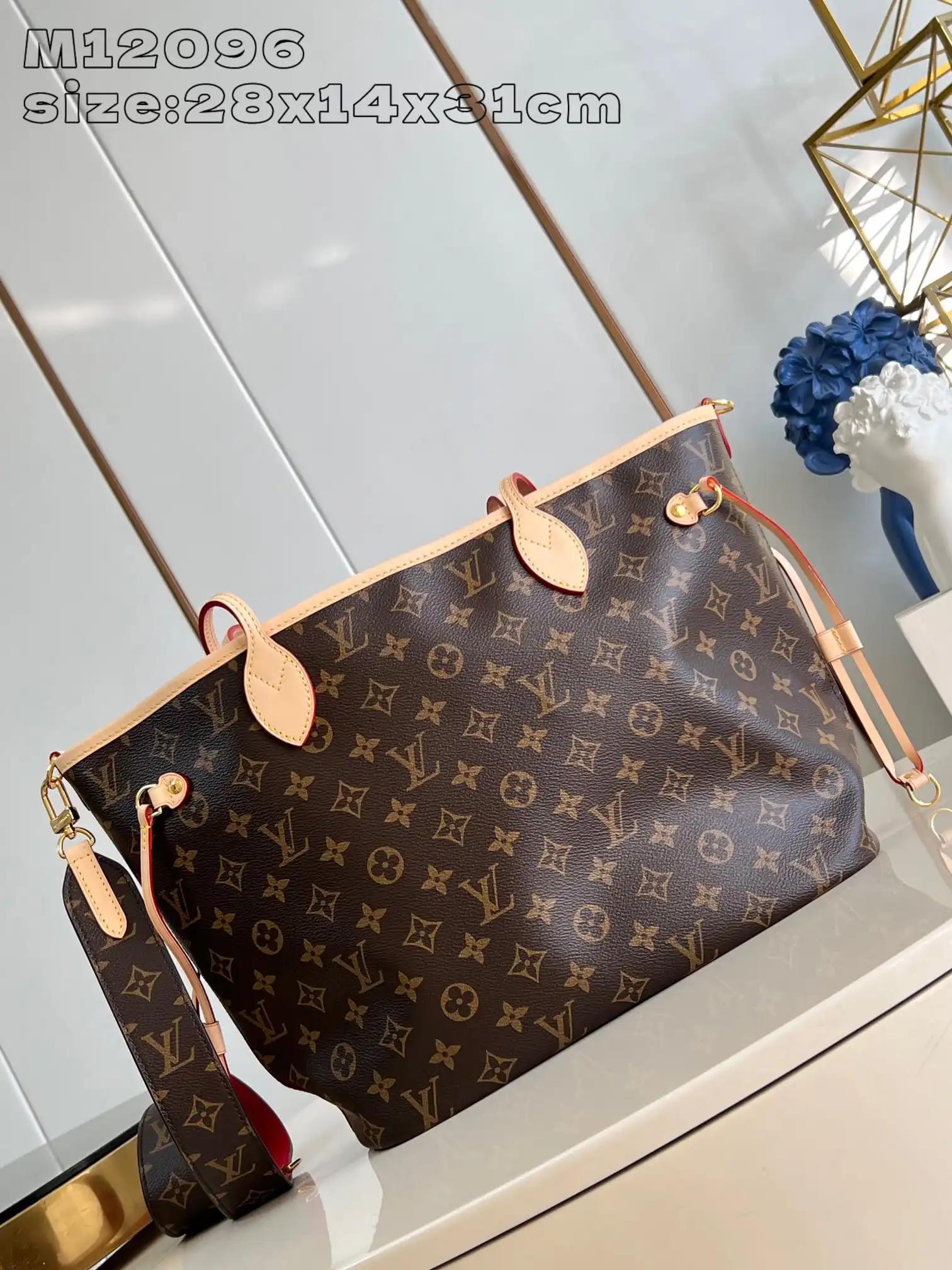 Firstbag Ru Louis Vuitton Neverfull Bandoulière Inside Out MM-31*28*14cm