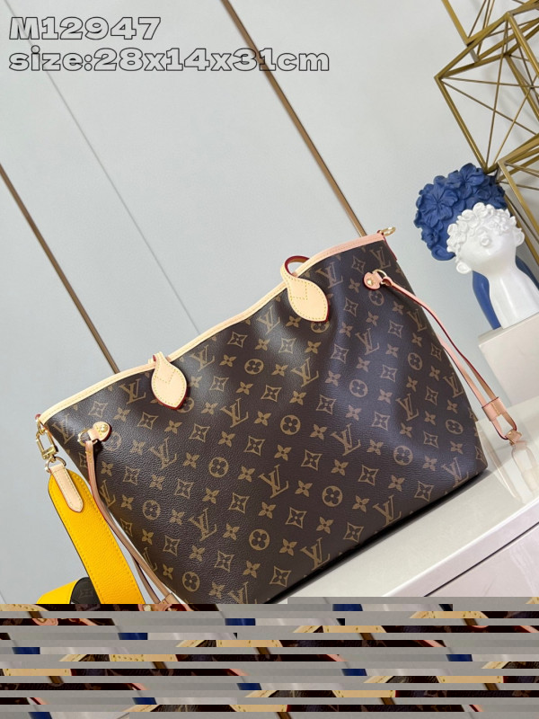 HOT SALE Louis Vuitton Neverfull Bandoulière Inside Out MM-31*28*14cm