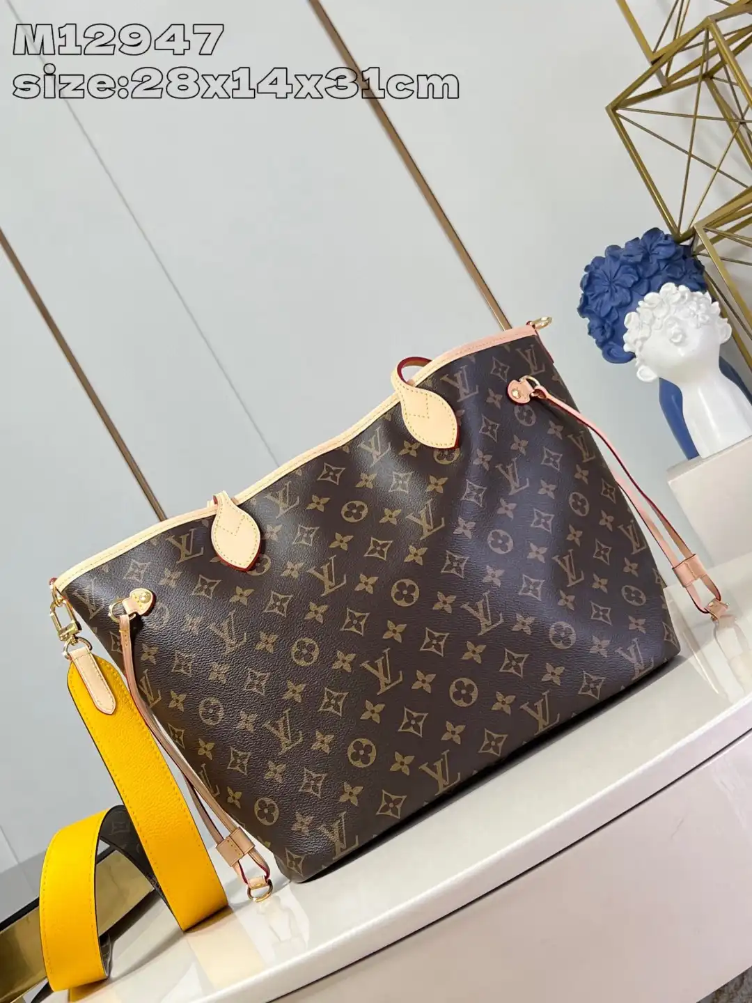 First bag ru Louis Vuitton Neverfull Bandoulière Inside Out MM-31*28*14cm