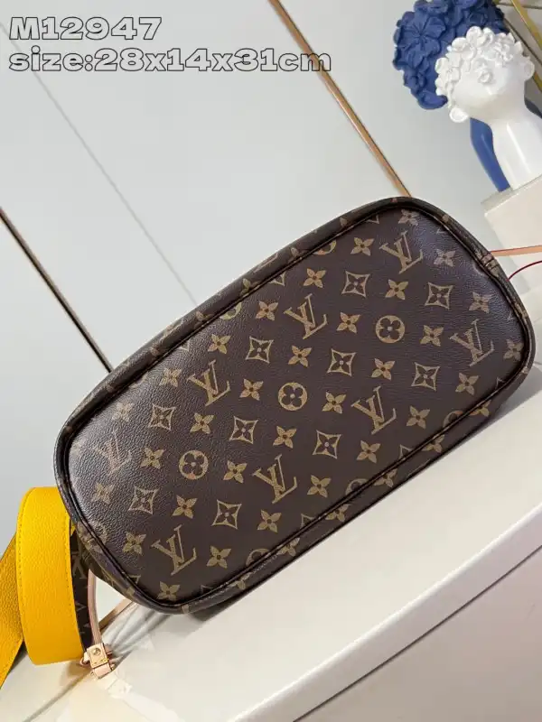 Cheap Louis Vuitton Neverfull Bandoulière Inside Out MM-31*28*14cm