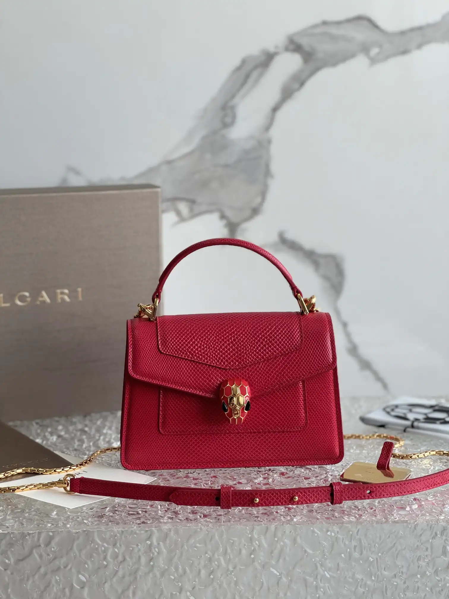 BVLGARI SERPENTI FOREVER MINI TOP HANDLE