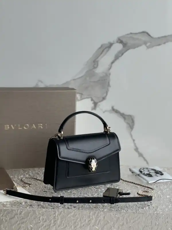 First Bag Ru BVLGARI SERPENTI FOREVER MINI TOP HANDLE