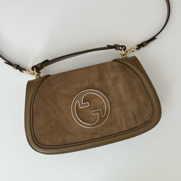 [FREE SHIPPING] Gucci Blondie medium top handle bag