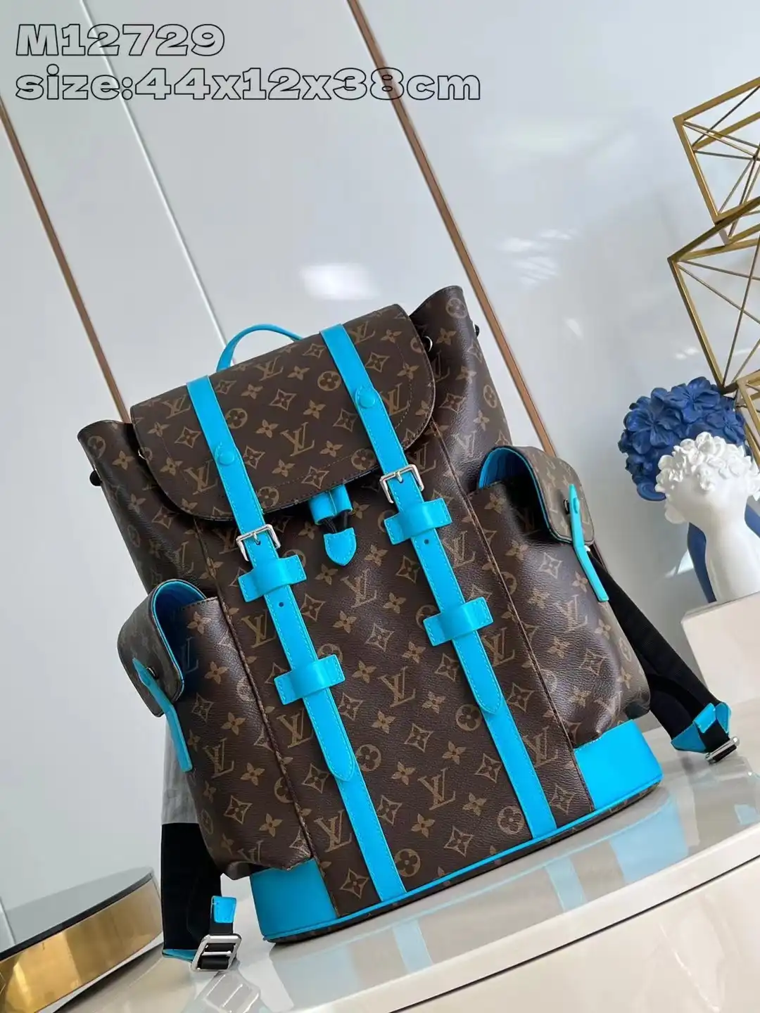 First bag ru Louis Vuitton Christopher Backpack MM-38*44*12.5CM