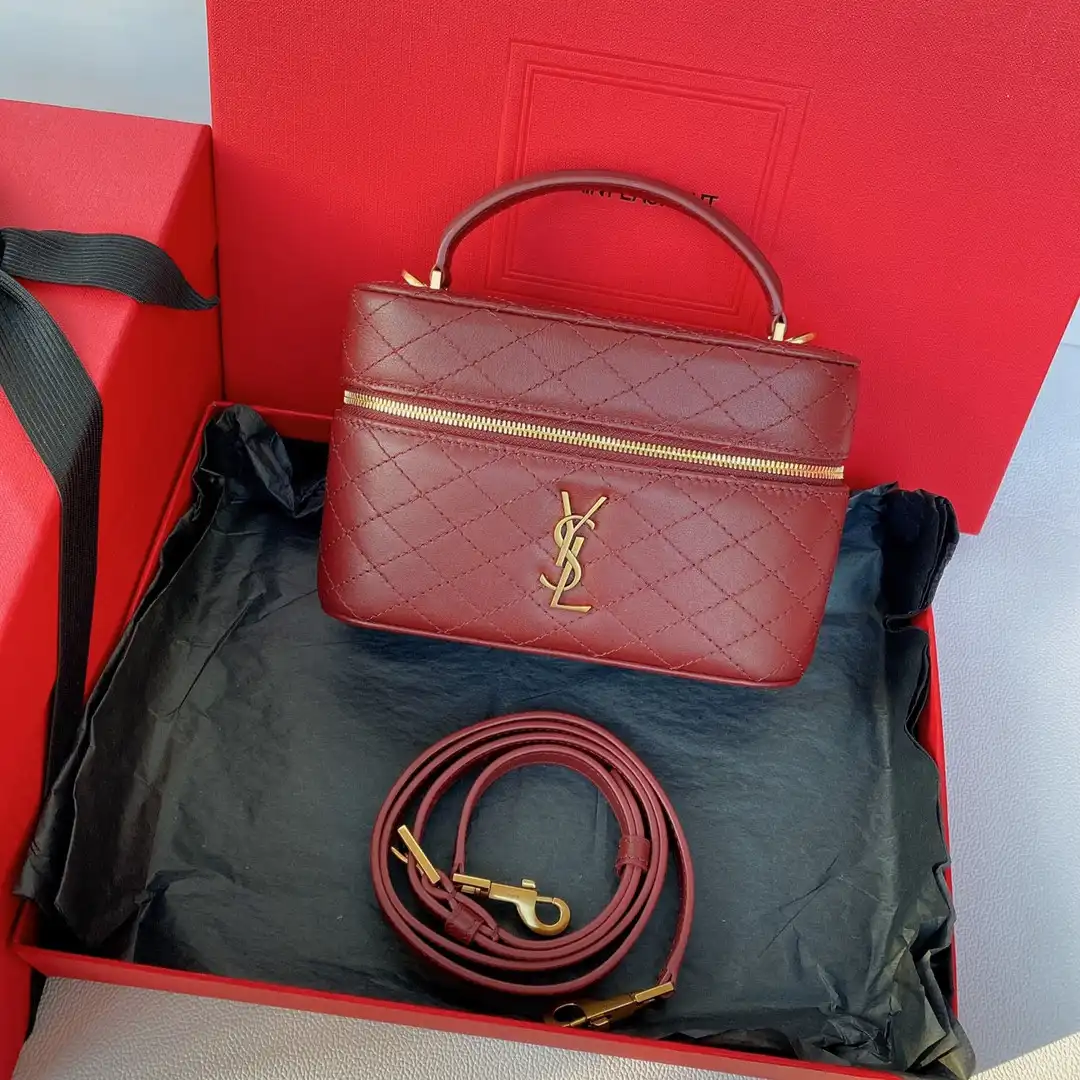 YSL Gaby vanity bag in lambskin