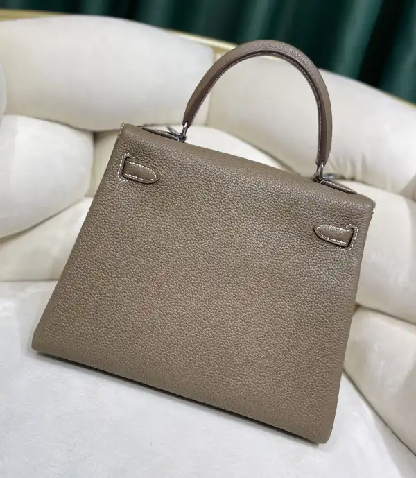 Bagsoffer HERMES KELLY 25CM ALL HANDMADE TOGO LEATHER