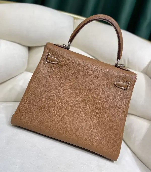 HERMES KELLY 25CM ALL HANDMADE TOGO LEATHER