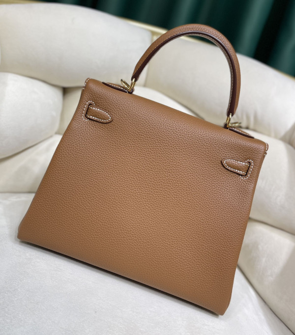 HOT SALE HERMES KELLY 25CM ALL HANDMADE TOGO LEATHER