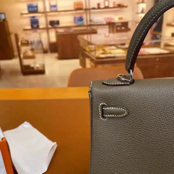 HERMES KELLY 25CM ALL HANDMADE TOGO LEATHER