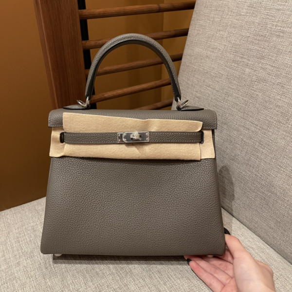 HOT SALE HERMES KELLY 25CM ALL HANDMADE TOGO LEATHER