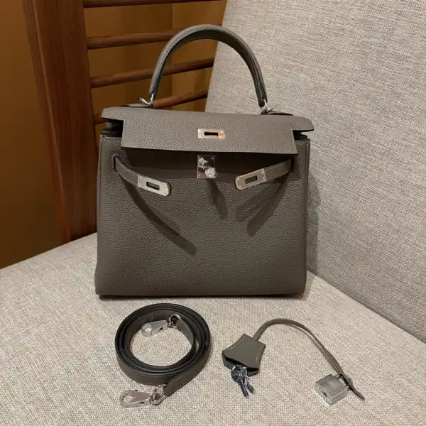 Bagsoffer HERMES KELLY 25CM ALL HANDMADE TOGO LEATHER