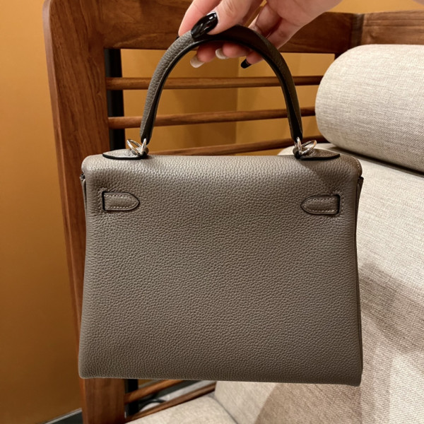 HOT SALE HERMES KELLY 25CM ALL HANDMADE TOGO LEATHER