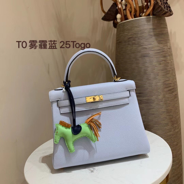 HOT SALE HERMES KELLY 25CM TOGO LEATHER CUSTOMIZED COLORS