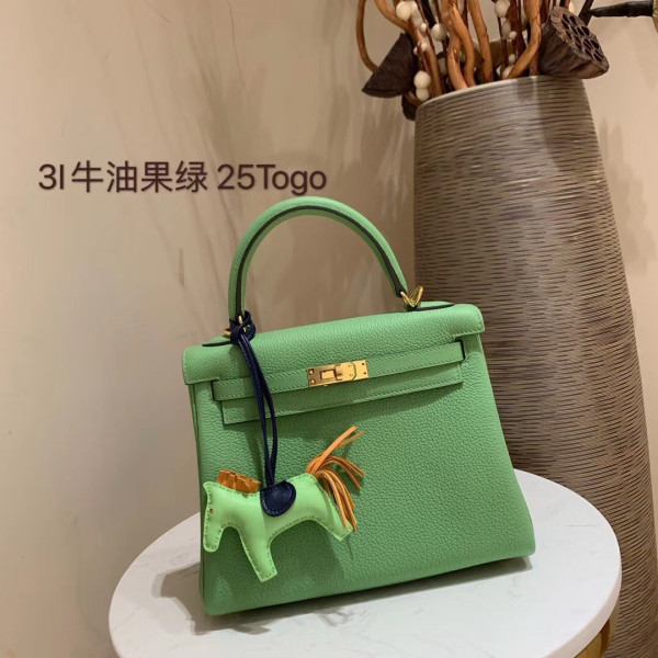 HOT SALE HERMES KELLY 25CM TOGO LEATHER CUSTOMIZED COLORS