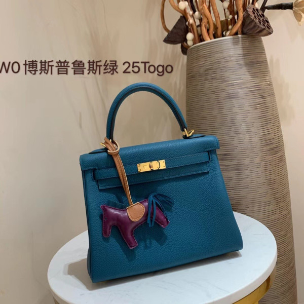 HOT SALE HERMES KELLY 25CM TOGO LEATHER CUSTOMIZED COLORS