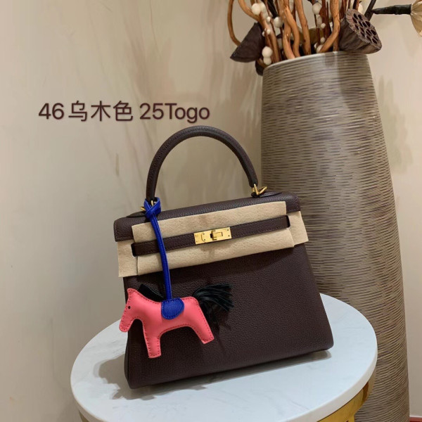 HOT SALE HERMES KELLY 25CM TOGO LEATHER CUSTOMIZED COLORS