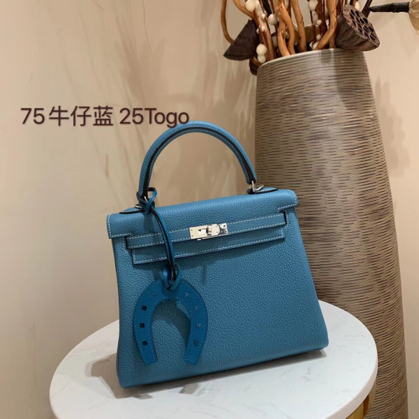 HOT SALE HERMES KELLY 25CM TOGO LEATHER CUSTOMIZED COLORS