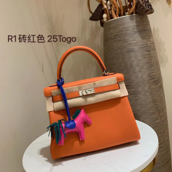 HOT SALE HERMES KELLY 25CM TOGO LEATHER CUSTOMIZED COLORS