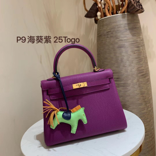 HOT SALE HERMES KELLY 25CM TOGO LEATHER CUSTOMIZED COLORS