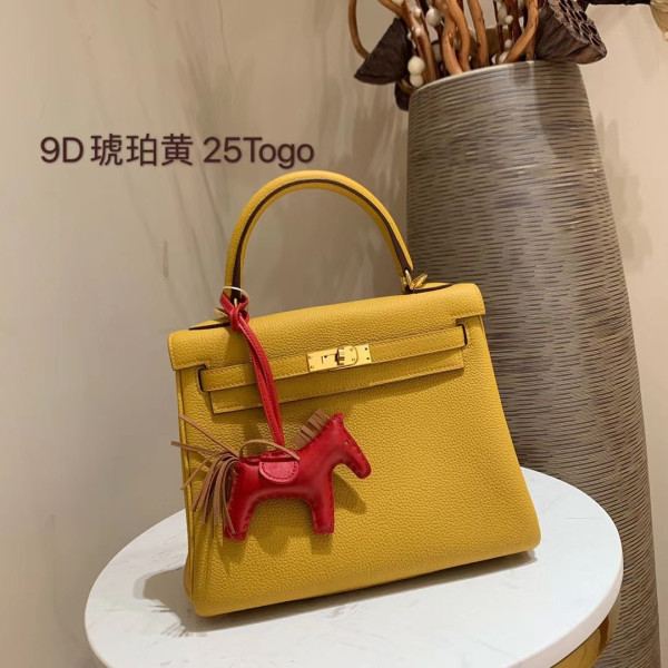 HOT SALE HERMES KELLY 25CM TOGO LEATHER CUSTOMIZED COLORS