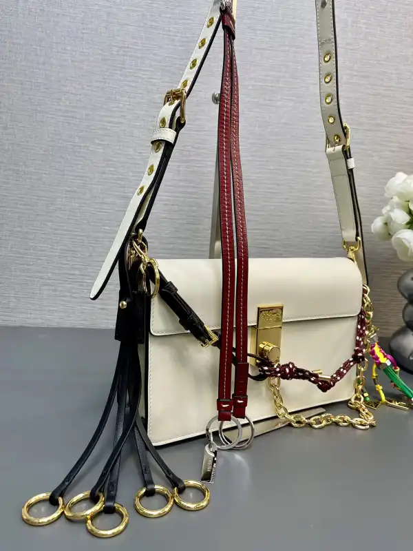 Prada Soft Sound small leather shoulder bag with charms