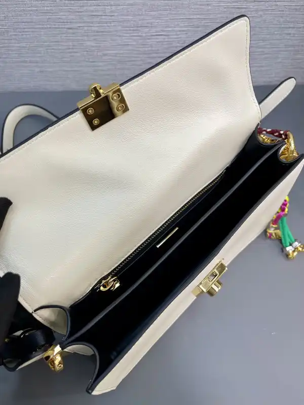 Prada Soft Sound small leather shoulder bag with charms