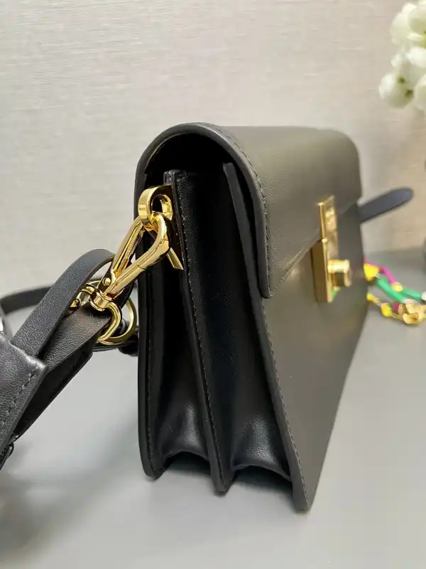 Prada Soft Sound small leather shoulder bag with charms