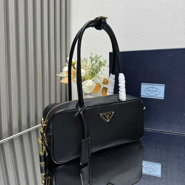 HOT SALE Prada Re-Nylon small top-handle bag with padlock