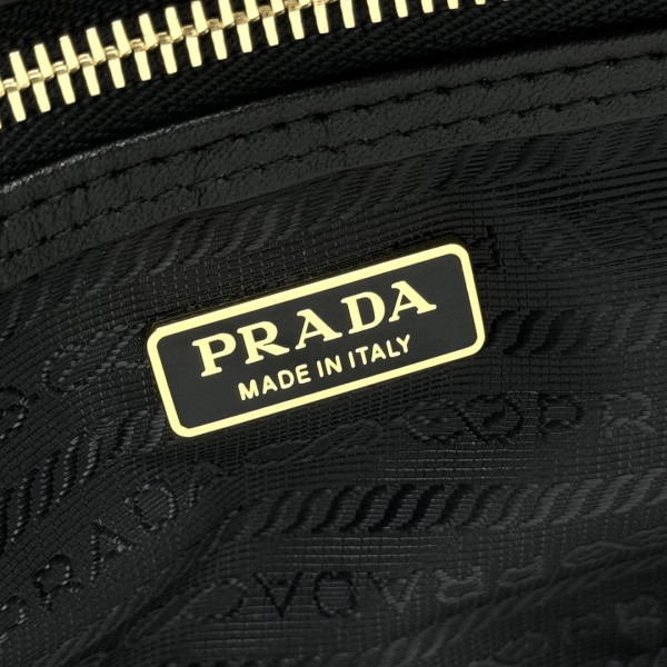 HOT SALE Prada Re-Nylon small top-handle bag with padlock