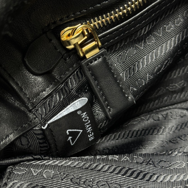 HOT SALE Prada Re-Nylon small top-handle bag with padlock