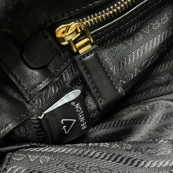 Prada Re-Nylon small top-handle bag with padlock