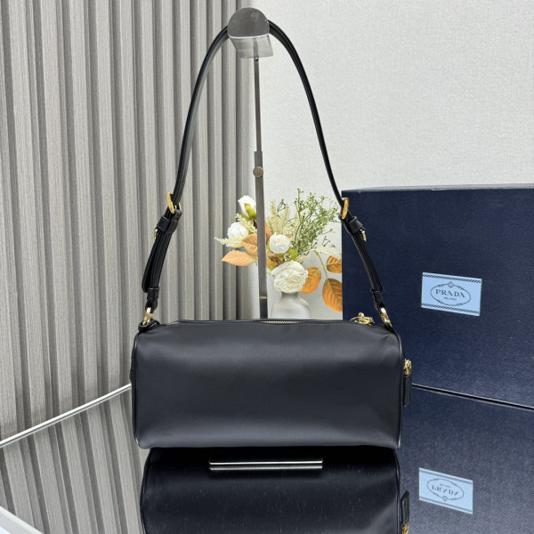 HOT SALE Prada Medium Re-Nylon shoulder bag with padlock