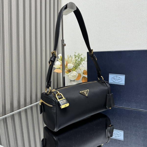 HOT SALE Prada Medium Re-Nylon shoulder bag with padlock