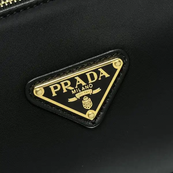 First Bag Ru Prada Medium Re-Nylon shoulder bag with padlock