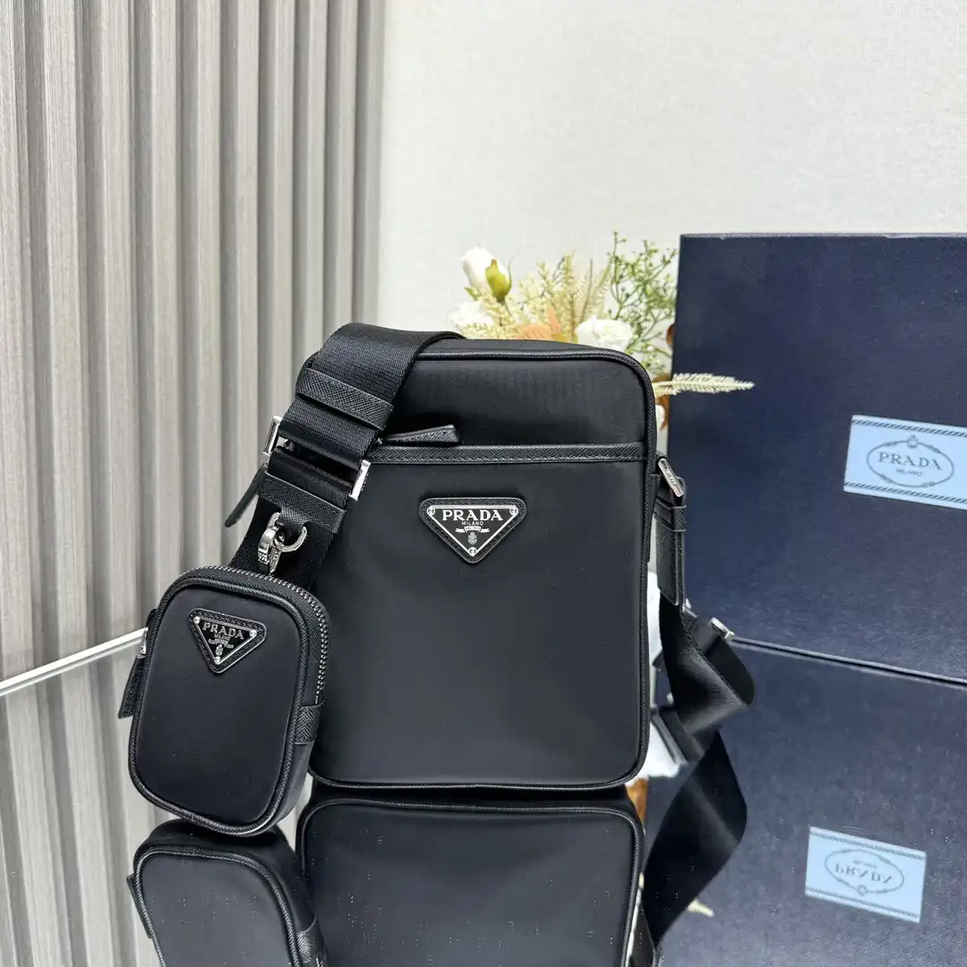 Prada Re-Nylon and Saffiano shoulder bag