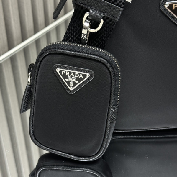 HOT SALE Prada Re-Nylon and Saffiano shoulder bag