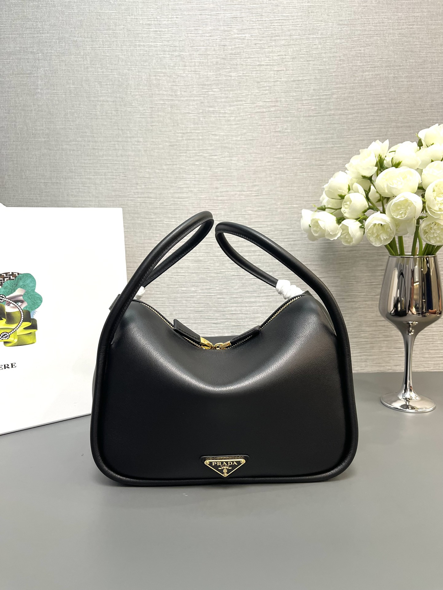 HOT SALE Prada Darling leather handbag