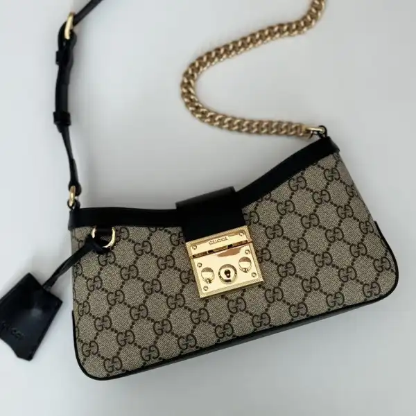 First bag ru Gucci Padlock small shoulder bag