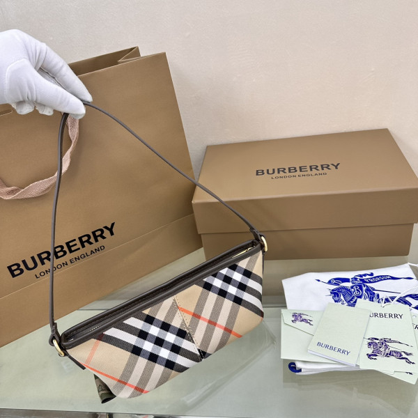 HOT SALE Burberry Check Mini Bag-20*10*9CM