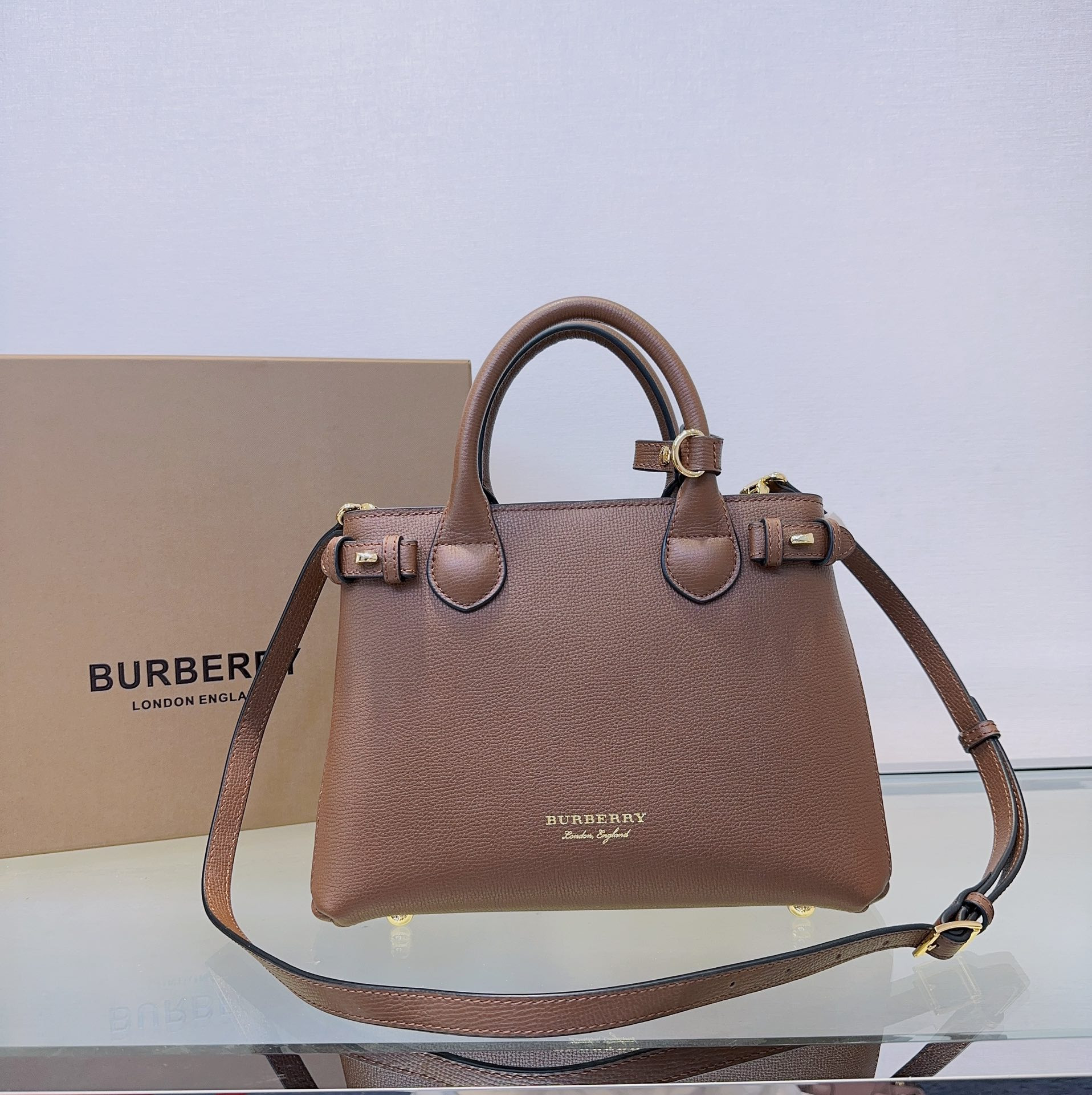 HOT SALE Burberry Tote bag-26*12*19CM