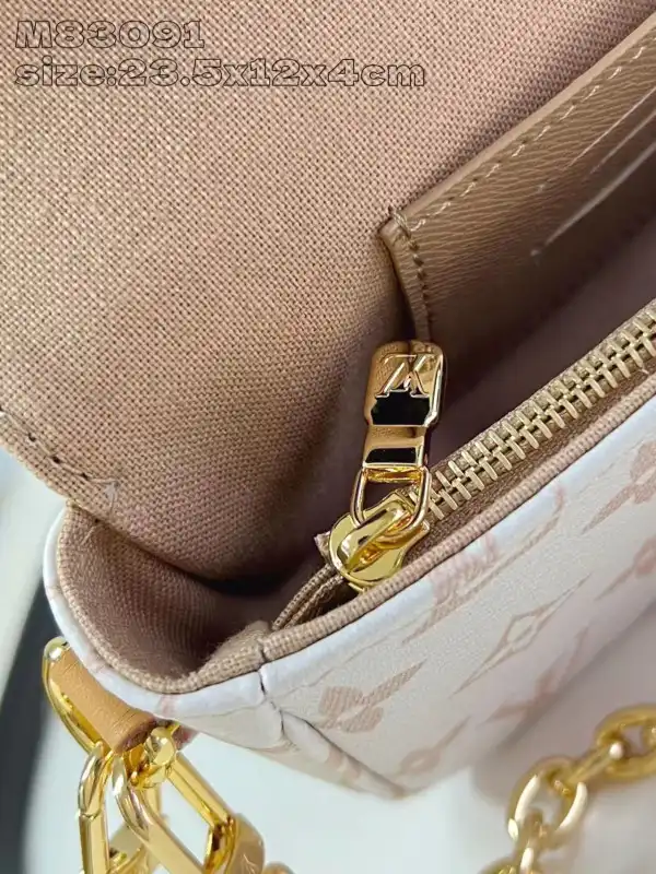 First bag ru Louis Vuitton Wallet on Chain Ivy-23.5*12*4.3cm