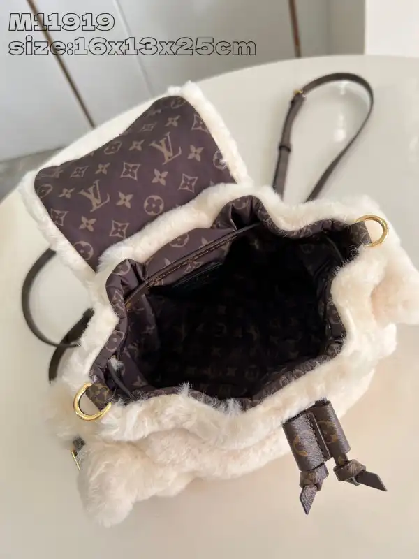 Aaa replica ru Louis Vuitton Ski Nano Teddy Backpack