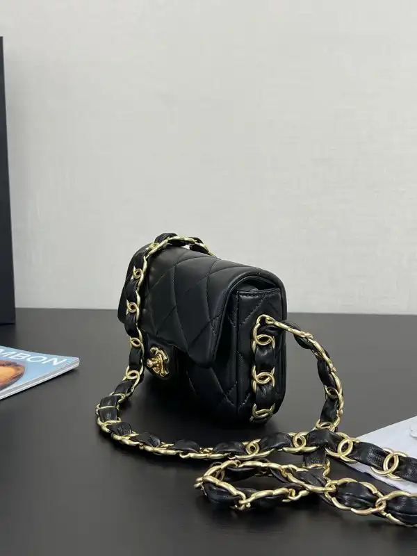 First bag ru CHANEL FLAP BAG-12*16*5cm